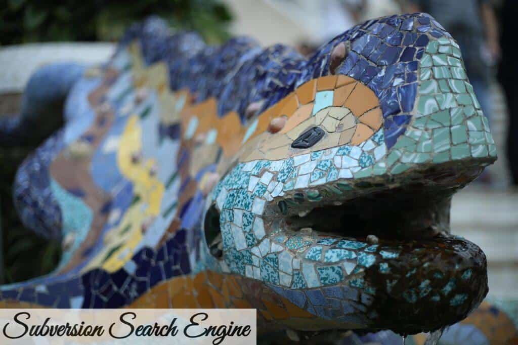 gaudí, lizard, trencadís, park, barcelona, pond, catalonia, architecture, see, park güell, spain, guell park, dragon