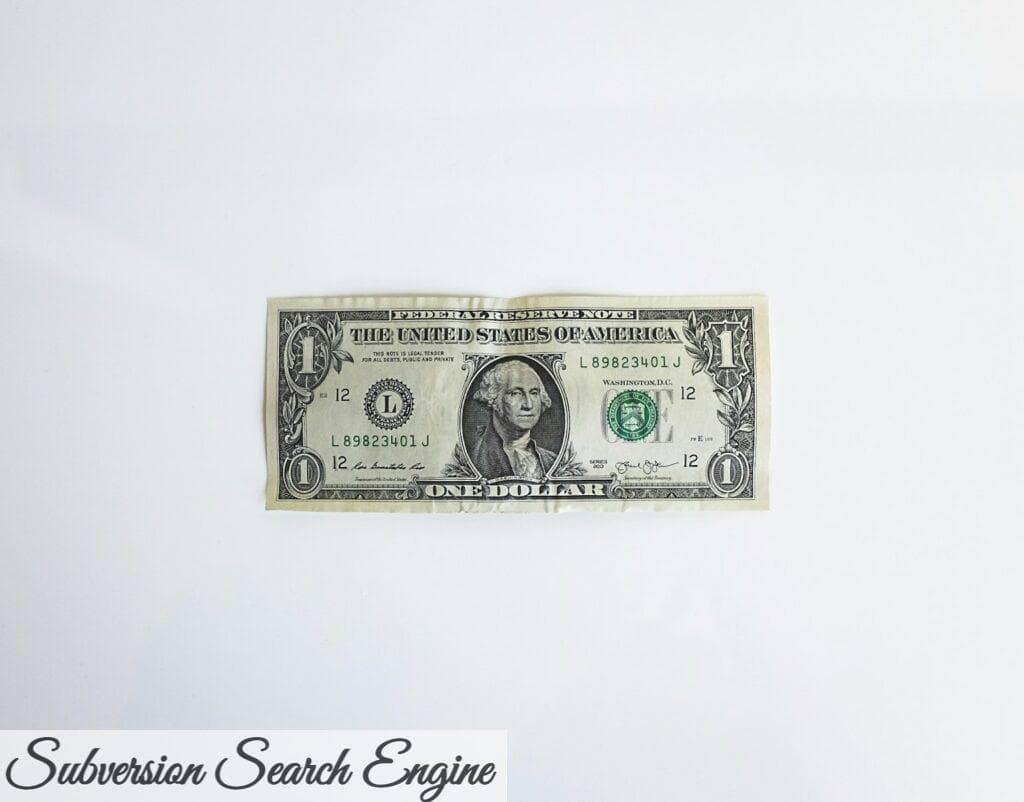 1 U.S. dollar banknote